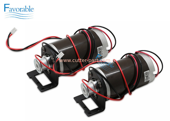 Motor de corriente continua de 24 V gris con polea para la máquina de trazado de inyección de tinta de alta velocidad NewPower