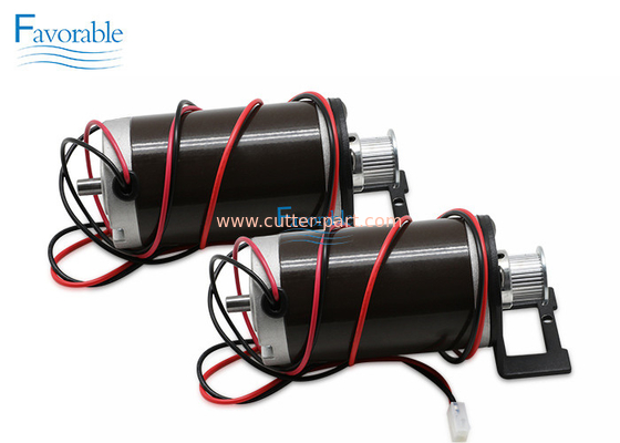 Motor de corriente continua de 24 V gris con polea para la máquina de trazado de inyección de tinta de alta velocidad NewPower