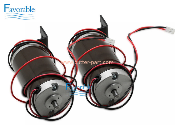 Motor de corriente continua de 24 V gris con polea para la máquina de trazado de inyección de tinta de alta velocidad NewPower