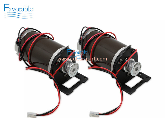 Motor de corriente continua de 24 V gris con polea para la máquina de trazado de inyección de tinta de alta velocidad NewPower