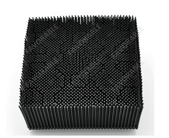 Cerda 1,6" cerda plástica del negro redondo polivinílico del pie conveniente para el cortador Gtxl 92910001 de Gerber