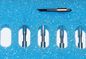 Grado reflexivo CB15UA (5/pack) del diamante 45° de las cuchillas 1.5m m del carburo para el trazador del corte de Graphtec
