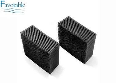 Cerda 1,6" cerda plástica del negro redondo polivinílico del pie conveniente para el cortador Gtxl 92910001 de Gerber